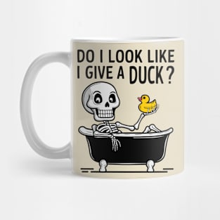 Do I Look Like I Give A Duck Carefree Attitude Mug